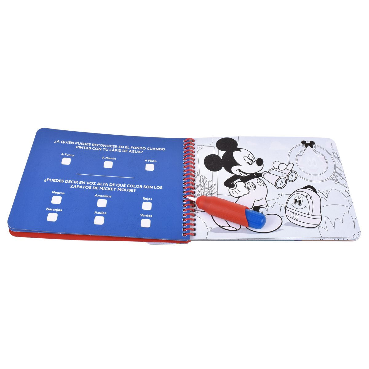 Libro Actividades Con Lapiz Magico Para Pintar Con Agua - Mickey